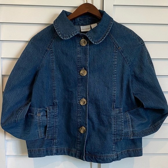 Kim Rogers Denim Button Down Jacket - Picture 5 of 6